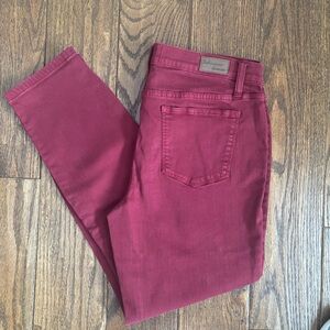 Lakeview Denim Wine Skinny Jeans